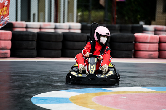 Competindo kart elétricos da bateria de Kart do pedal de Karting para o júnior dos adultos das crianças