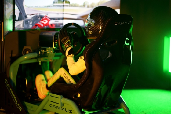 roda do boi do simulador das corridas de carros do jogo de 1000Hz F1 que conduz para o PC