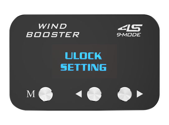 Controlador Black Aluminum Frame do regulador de pressão do carro de Windbooster 4S