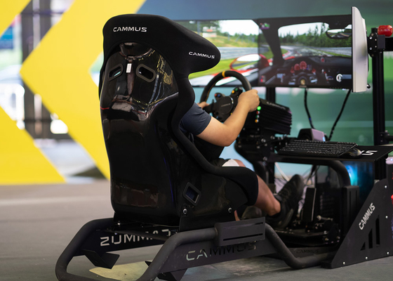 movimentação do servo motor 15Nm que compete a cabina do piloto do jogo, Arcade Racing Simulator