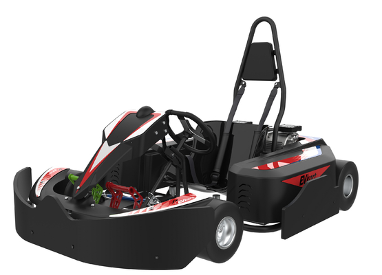 A pilhas interno do Fast Track 7.2Nm Mini Electric Drift Kart 540w/h do esporte