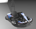 O kart elétrico da carga rápida pro com 4 rodas conduz a velocidade rápida adulta dos assentos