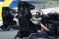 Movimento completo F1 do divertimento profissional que compete o simulador